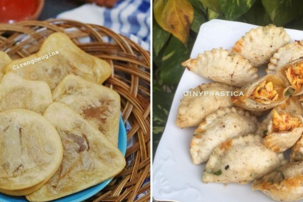 kreasi bentuk cireng,camilan tradisional jadi lebih menarik